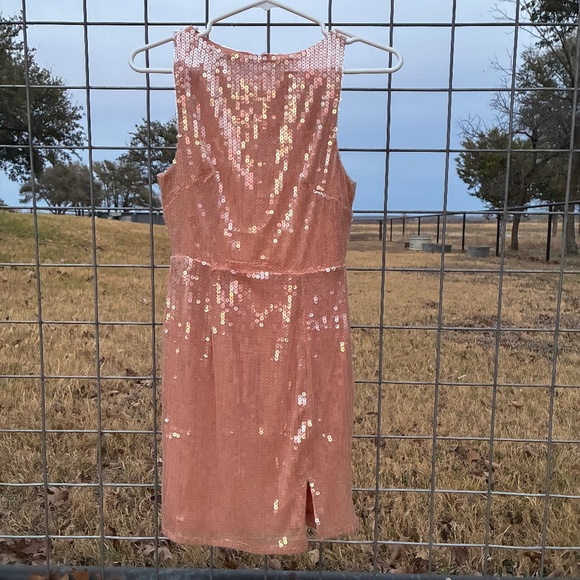 AURORA GLITZ SEQUIN MINI DRESS PINK  (Brand new homecoming dress) - Picture 2 of 9